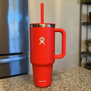 40oz Red Hydro Flask Tumbler